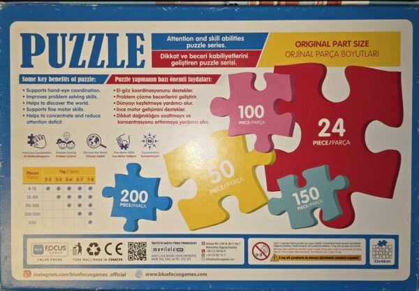Blue Focus Games Polis Puzzle - Görsel 2